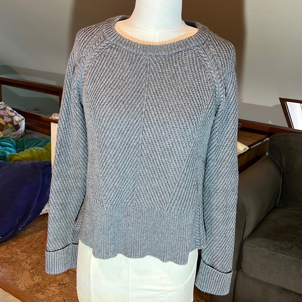 Gray sweater